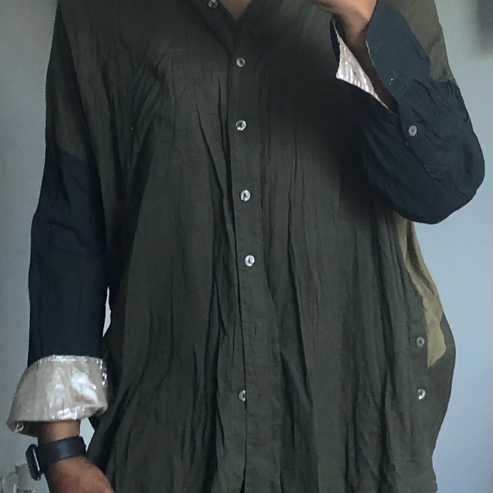 Green shirt